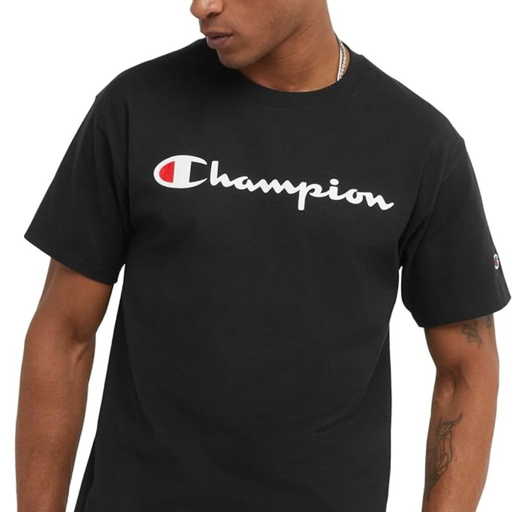 Champion Men's T-shirt, Classic Tee for Men, Men's T-shirt, Men's Tee
